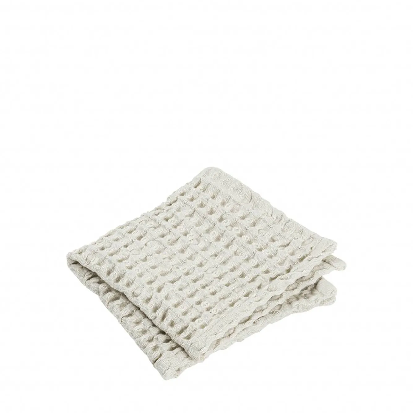 Blomus Guest towel (set / 2) waffle pattern 30x30 cm CARO color Moonbeam (69006)