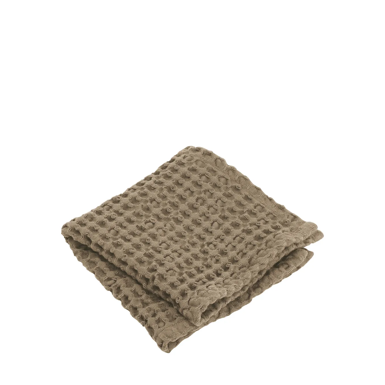 Blomus Guest towel CARO (set / 2) waffle pattern 30x30 cm color Tan (66390)