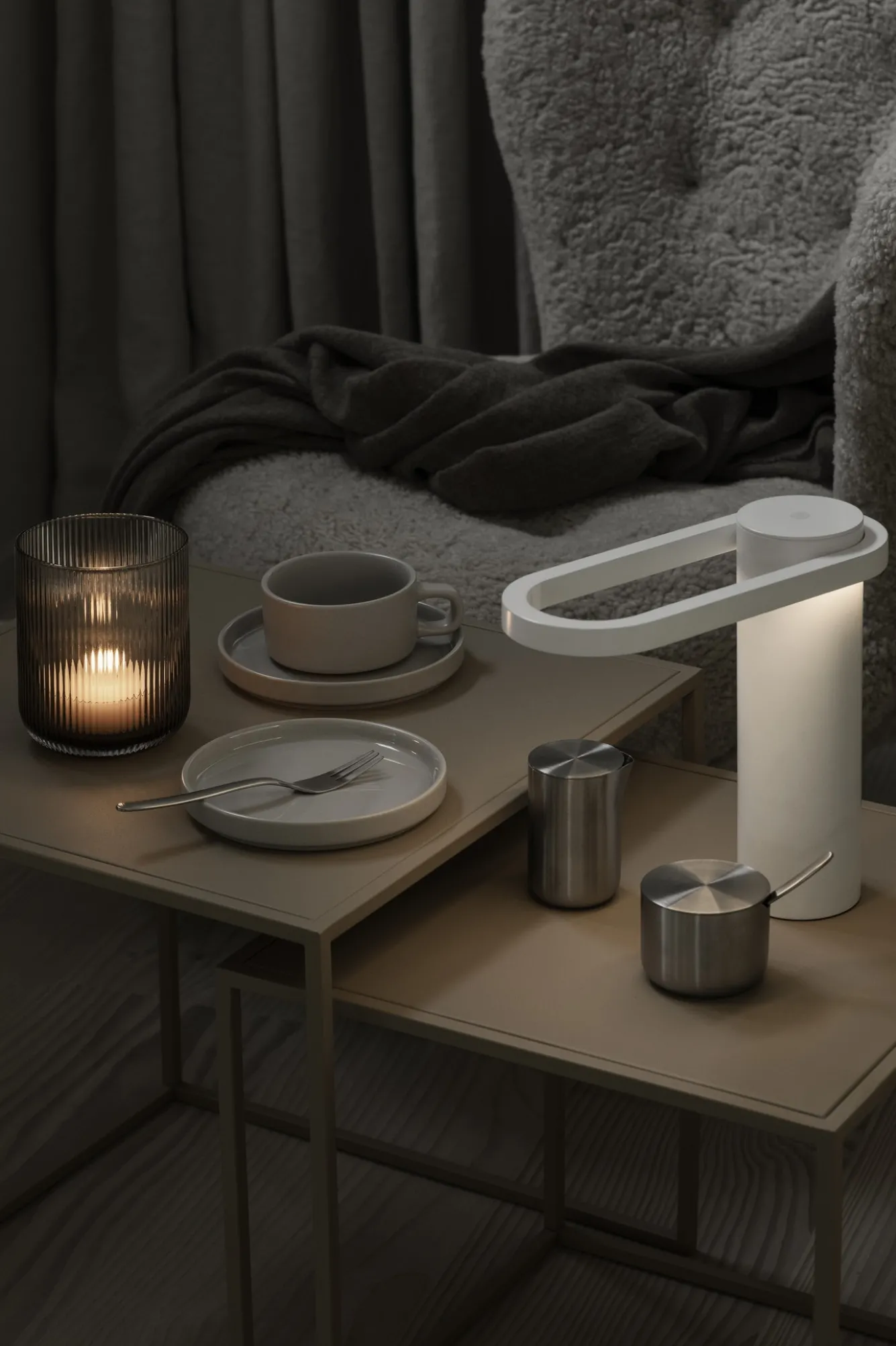 Blomus HOOP table lamp White (66238)