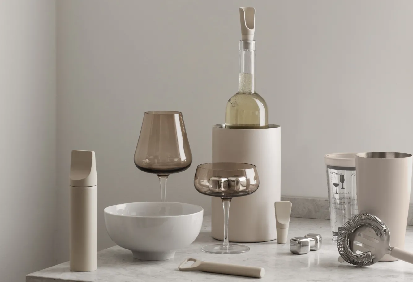 Blomus ILO wine accessories color Moonbeam set/4 - 64255