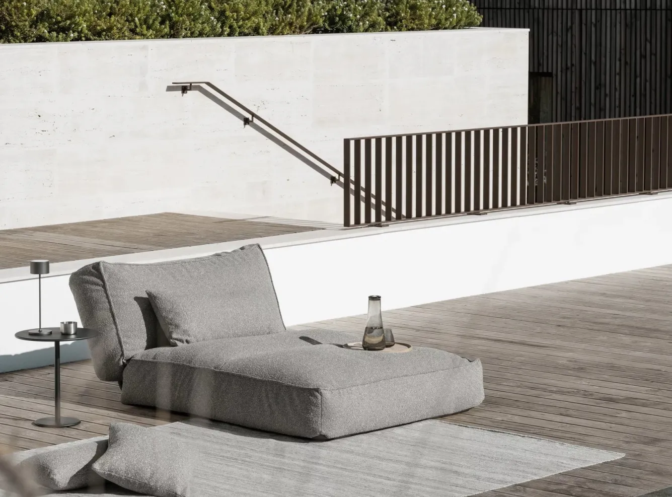 Blomus KIVA outdoor rug color Beige Melange (large)