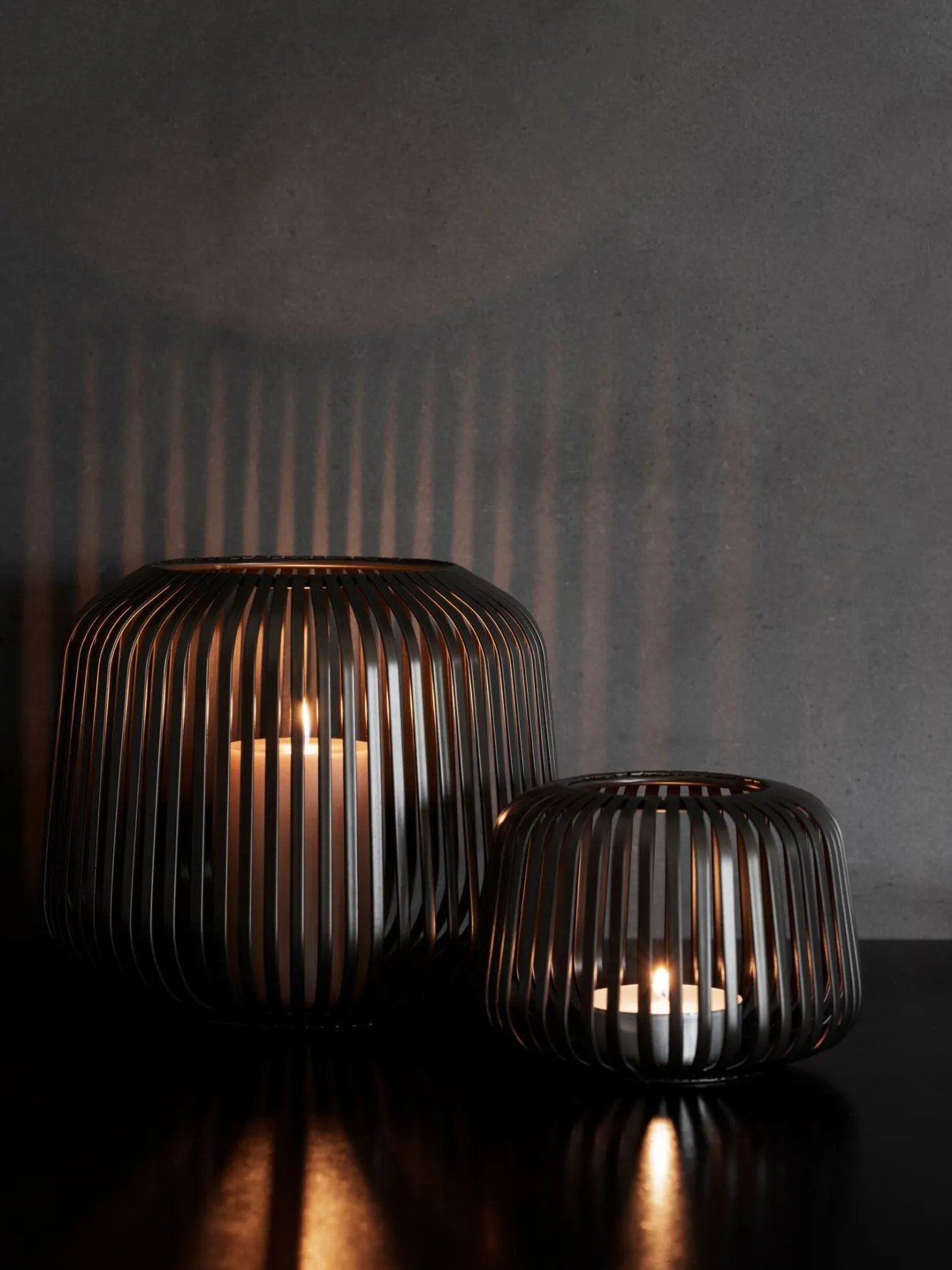 Blomus LITO lantern color Burned Metal (large) 66708