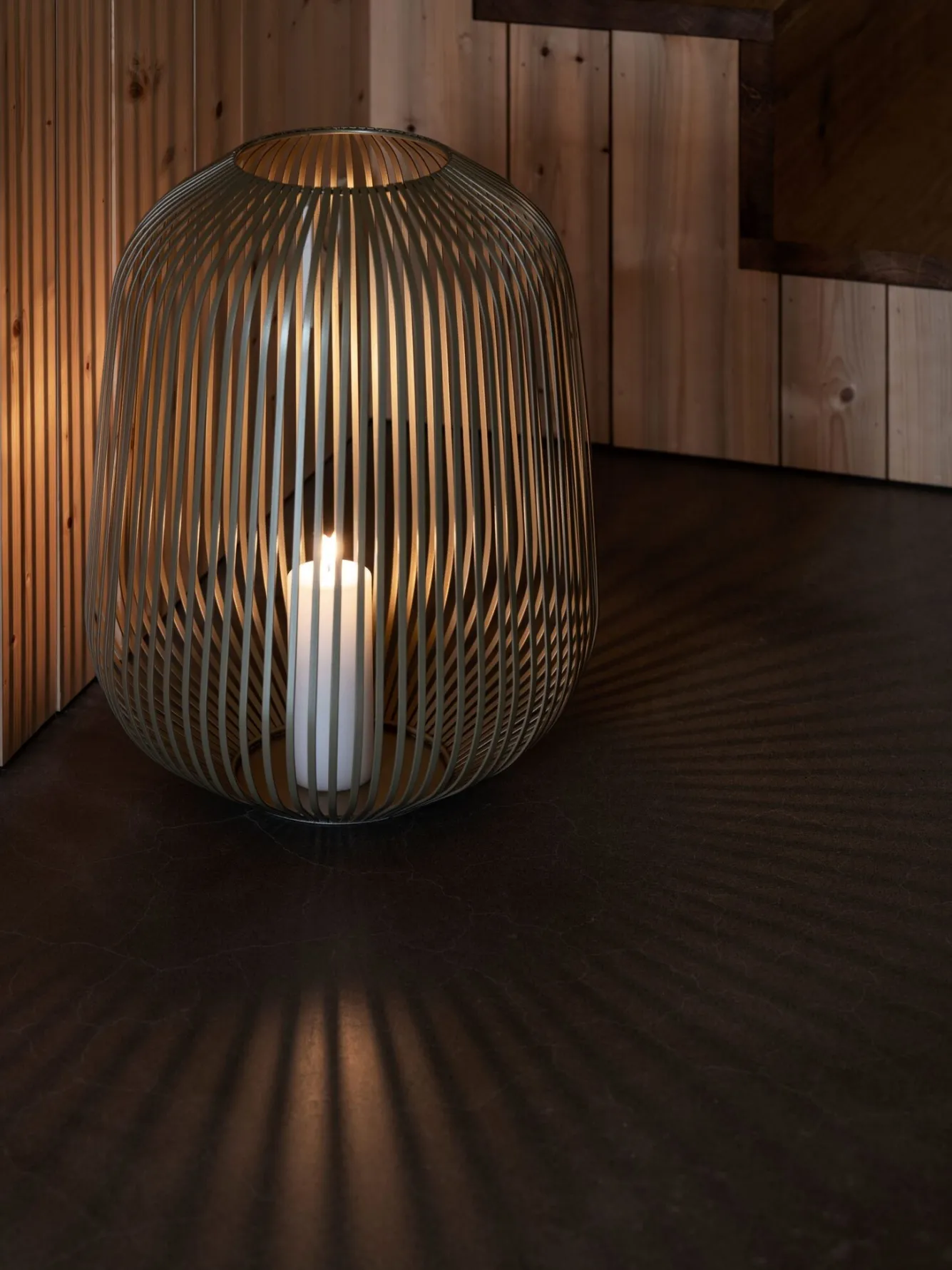 Blomus LITO lantern color Burned Metal (large) 66708