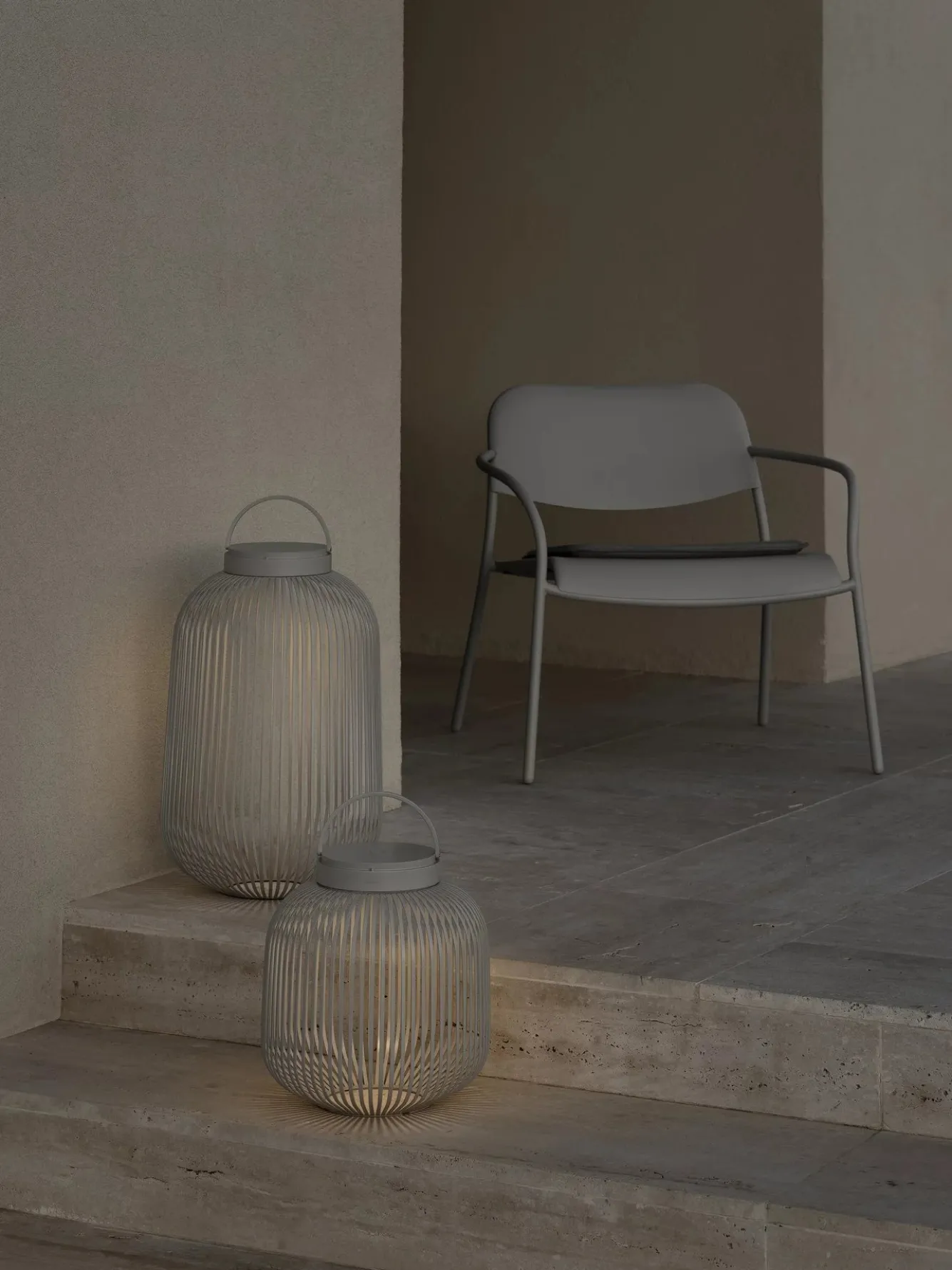 Blomus LITO LED lamp color Silk Gray (large) 67055