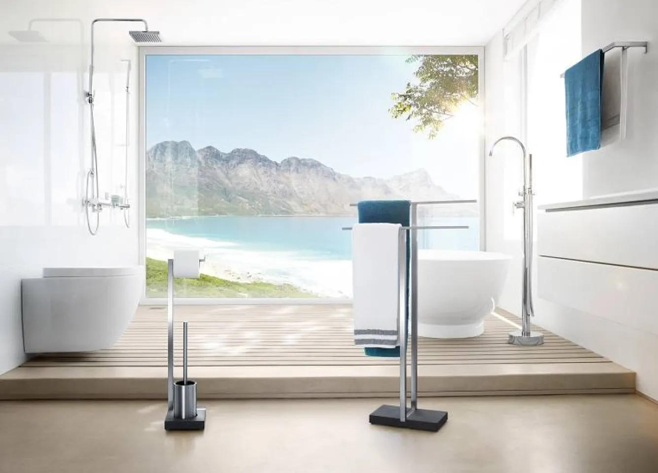 Blomus MENOTO toilet butler 1 roll (gloss) 68688