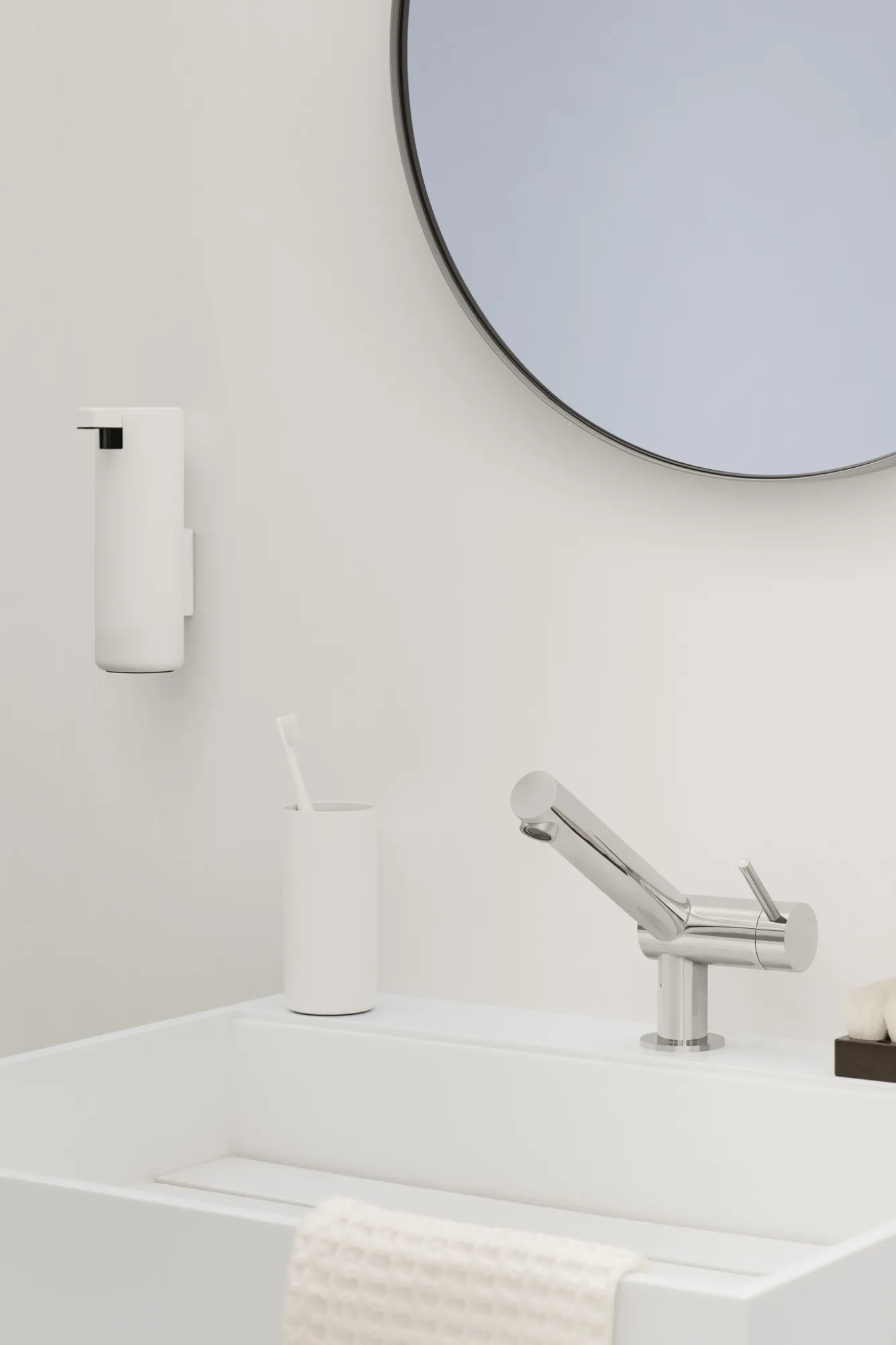 Blomus MODO double towel bar white (66440)