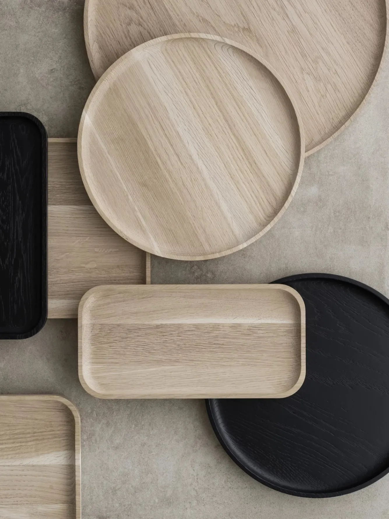 Blomus OKU tray / tray Black (medium) 64533