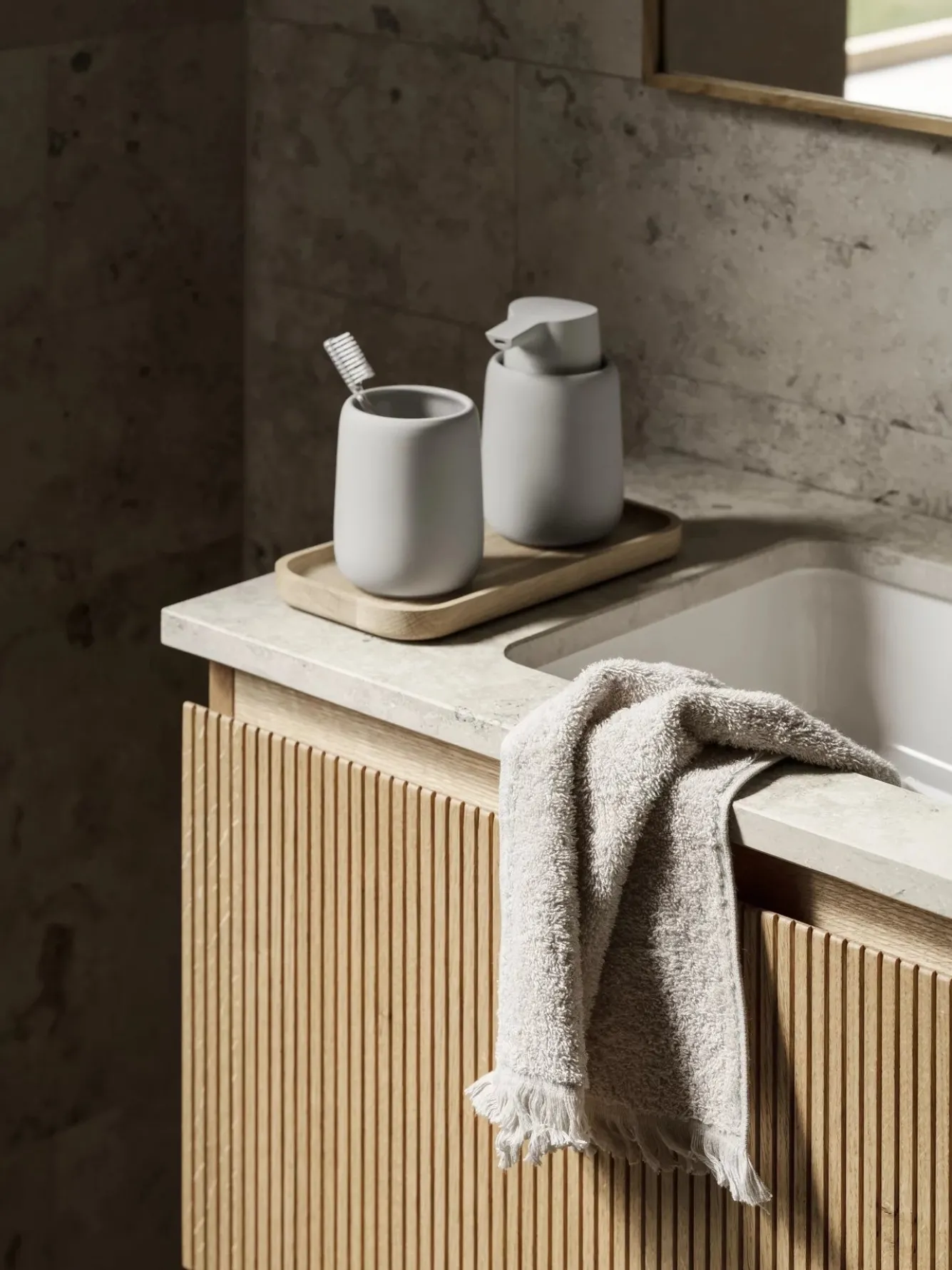 Blomus OKU tray / tray Oak (small) 64529