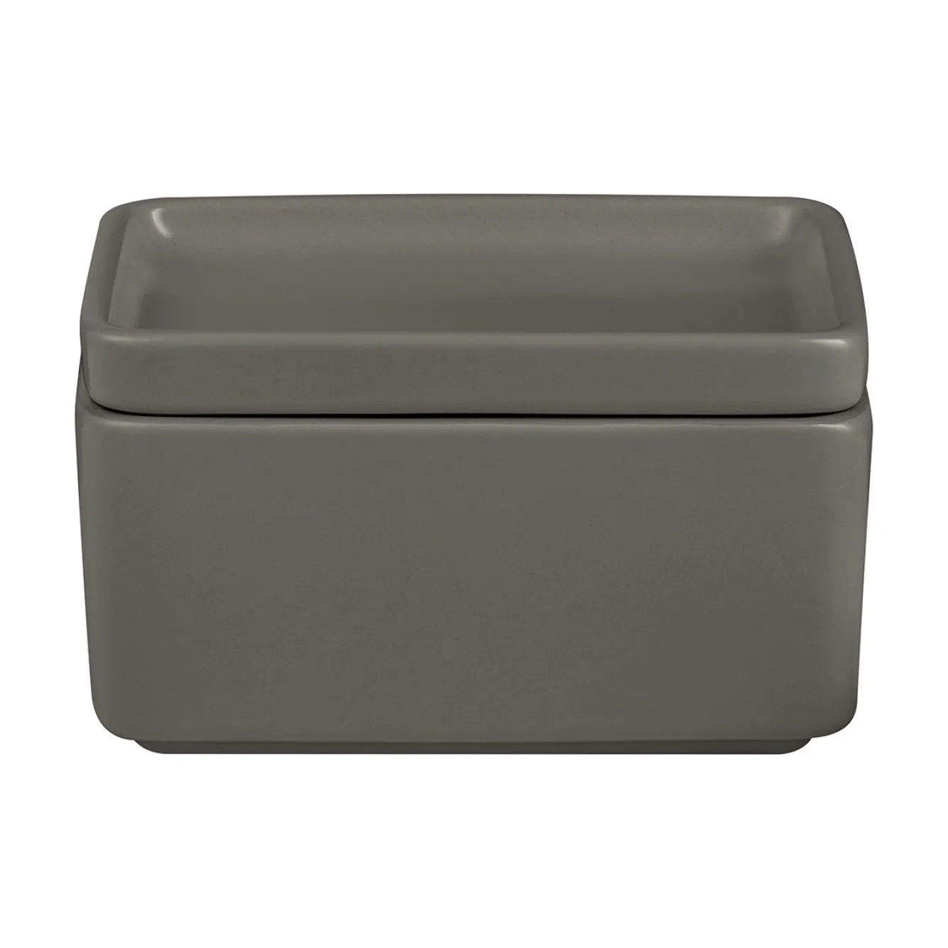 Blomus PILAR butter dish color Pewter (64370)