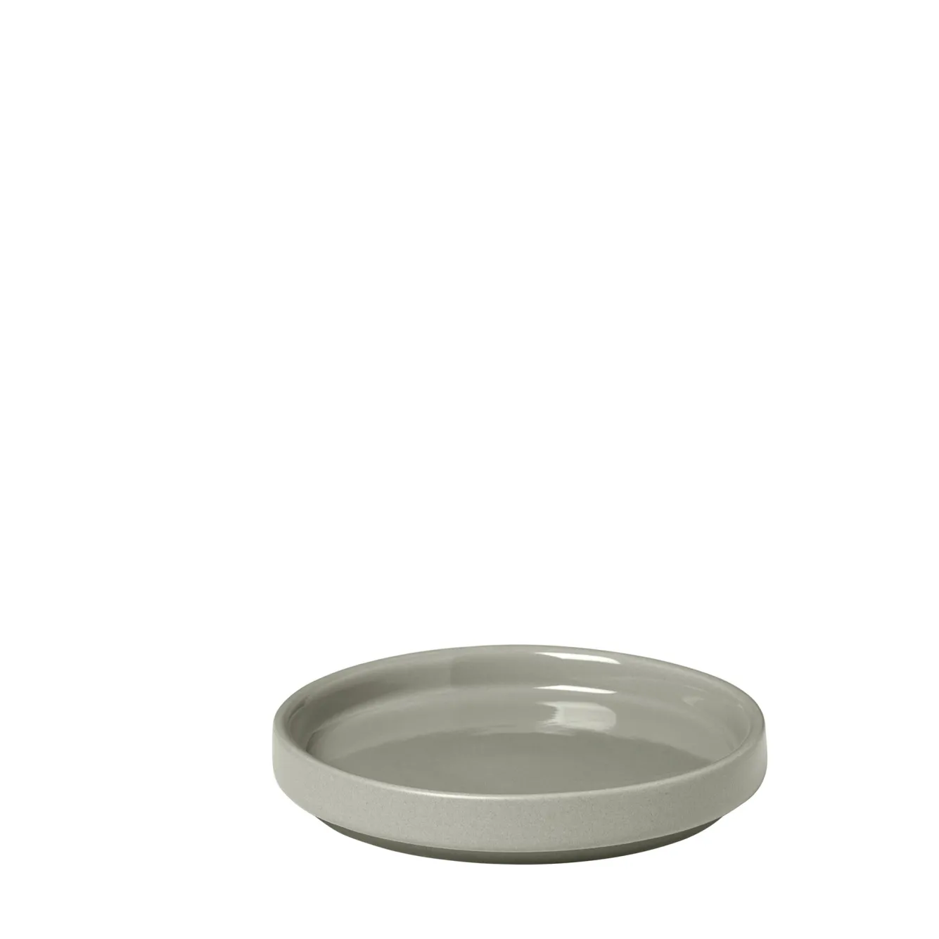 Blomus PILAR flat plate / tapas plate 10 cm Mirage Gray set/4 (63990)