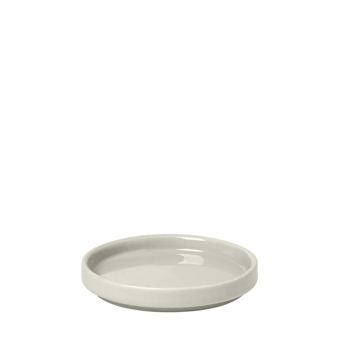 Blomus PILAR flat plate / tapas plate 10 cm Moonbeam set/4 (63988)