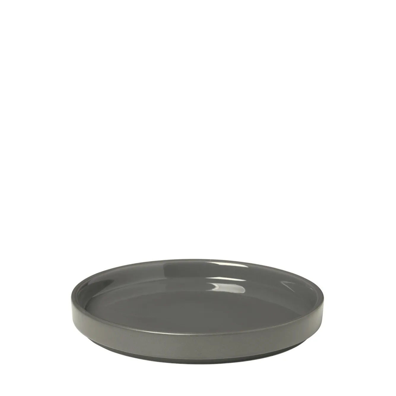 Blomus PILAR flat plate / dessert plate 14 cm Pewter, set/4 (63983)