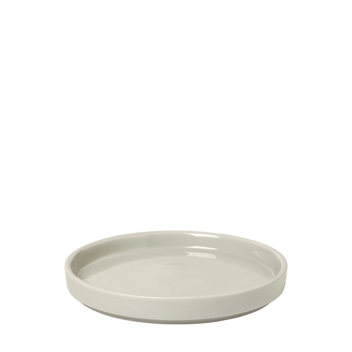 Blomus PILAR flat plate / dessert plate 14 cm Moonbeam set/4 (63980)