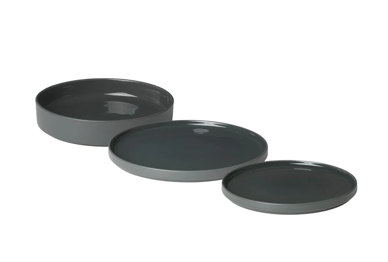 Blomus PILAR 12-piece tableware set Agave Green - (4x 63704 / 63705 / 63706)