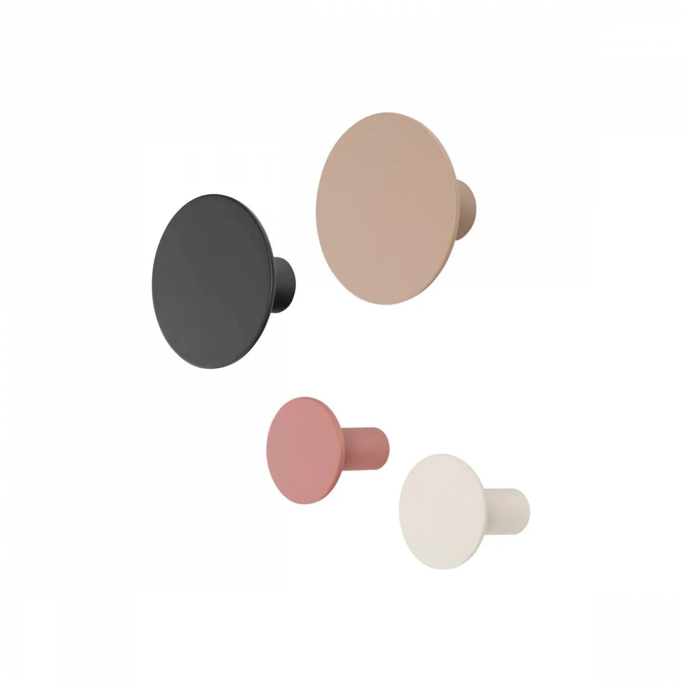 Blomus PONTO wall hooks (set/4) color Moonbeam - 66961