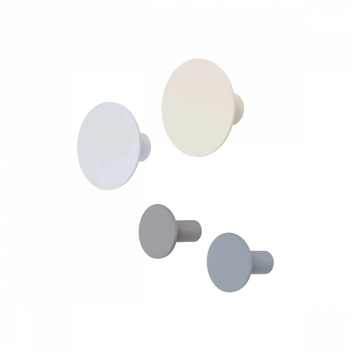 Blomus PONTO wall hooks (set/4) color Warm Gray - 66962