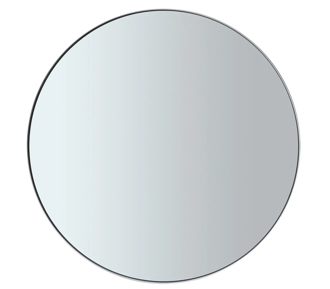 Blomus RIM wall mirror 80 cm color White (white) smoked glass