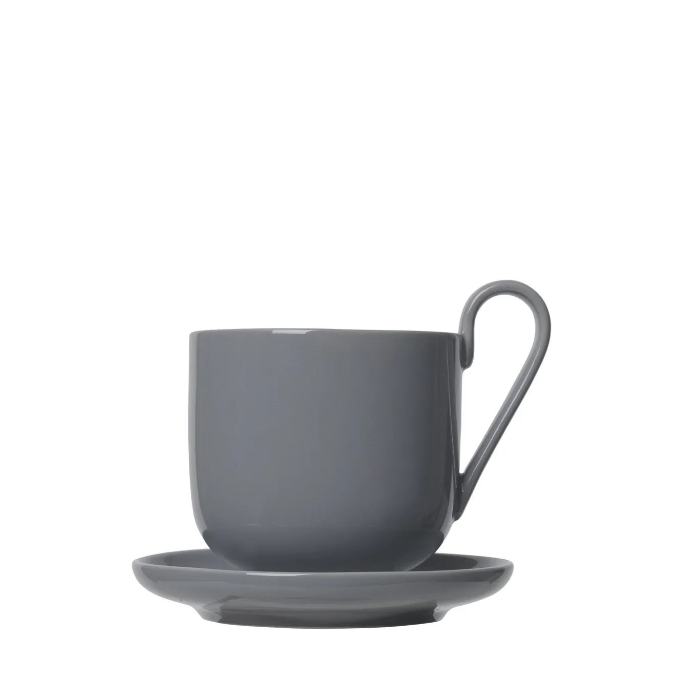 Blomus RO set/2 coffee cups with saucer Sharkskin (64010)
