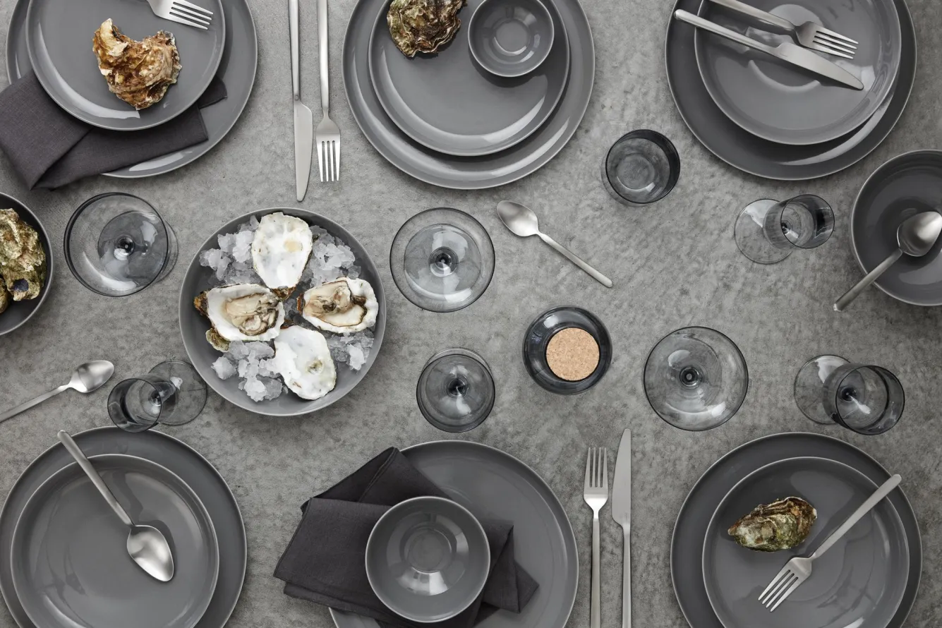 Blomus RO set/2 coffee cups with saucer Mourning Dove (64030)