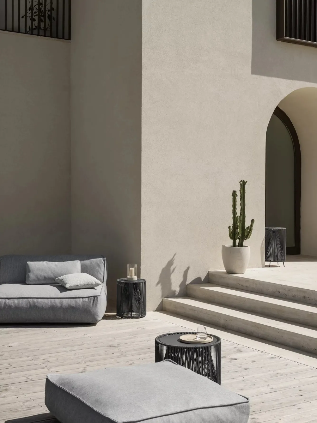 Blomus ROPE floor lamp color Coal - 66241