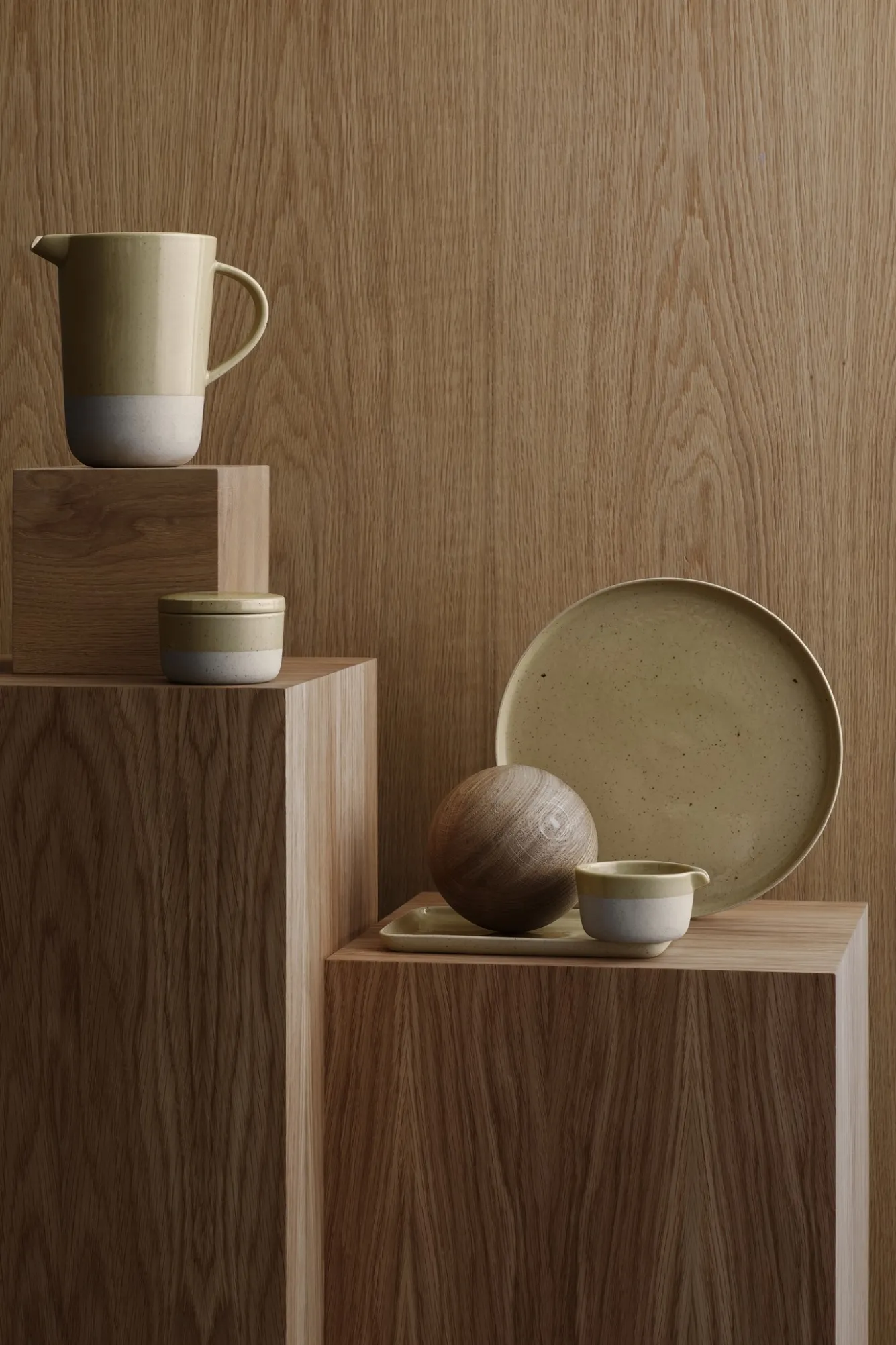 Blomus SABLO Stone - milk jug and sugar bowl (64320, 64321)