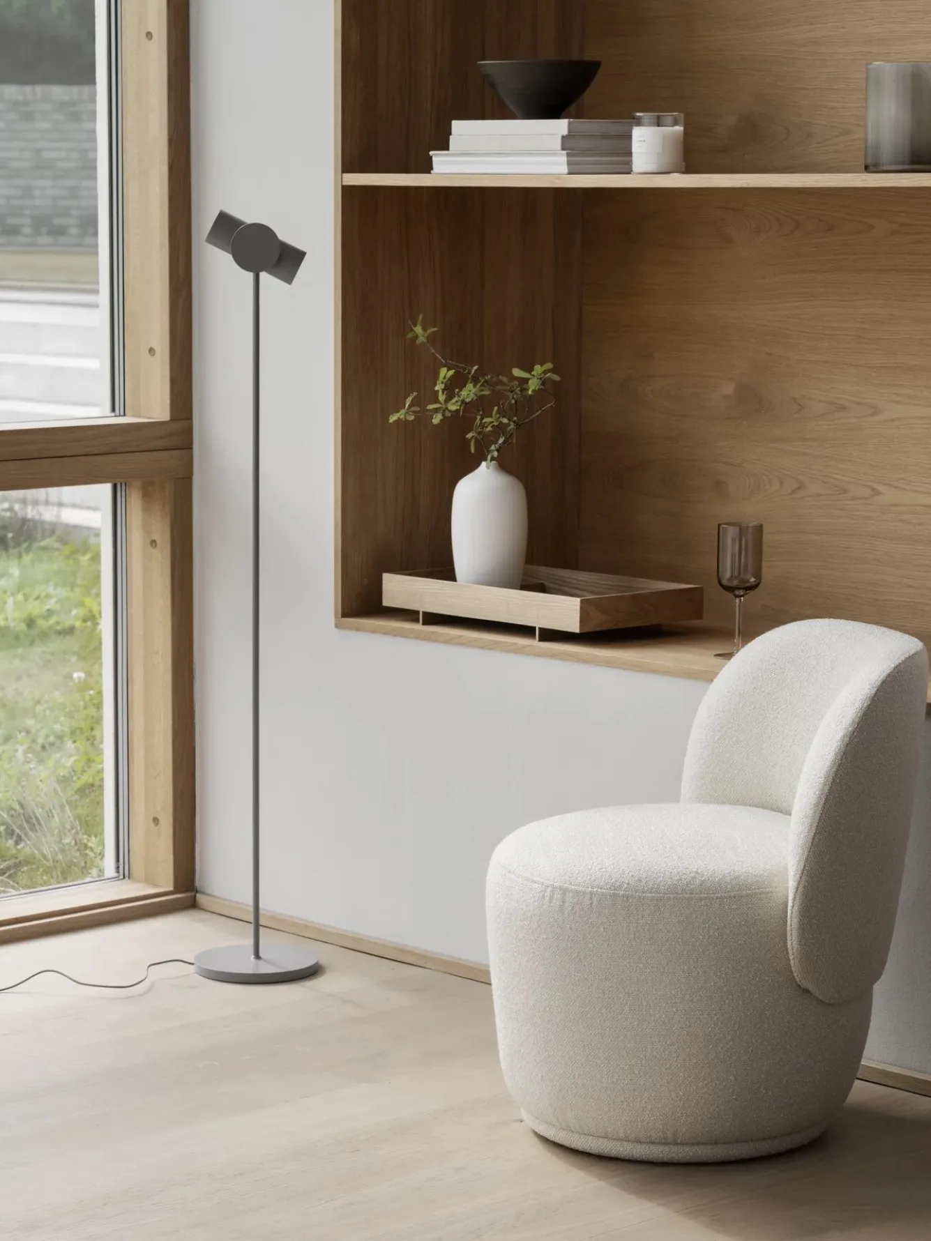 Blomus STAGE floor lamp Warm Gray (66185) height 130 cm