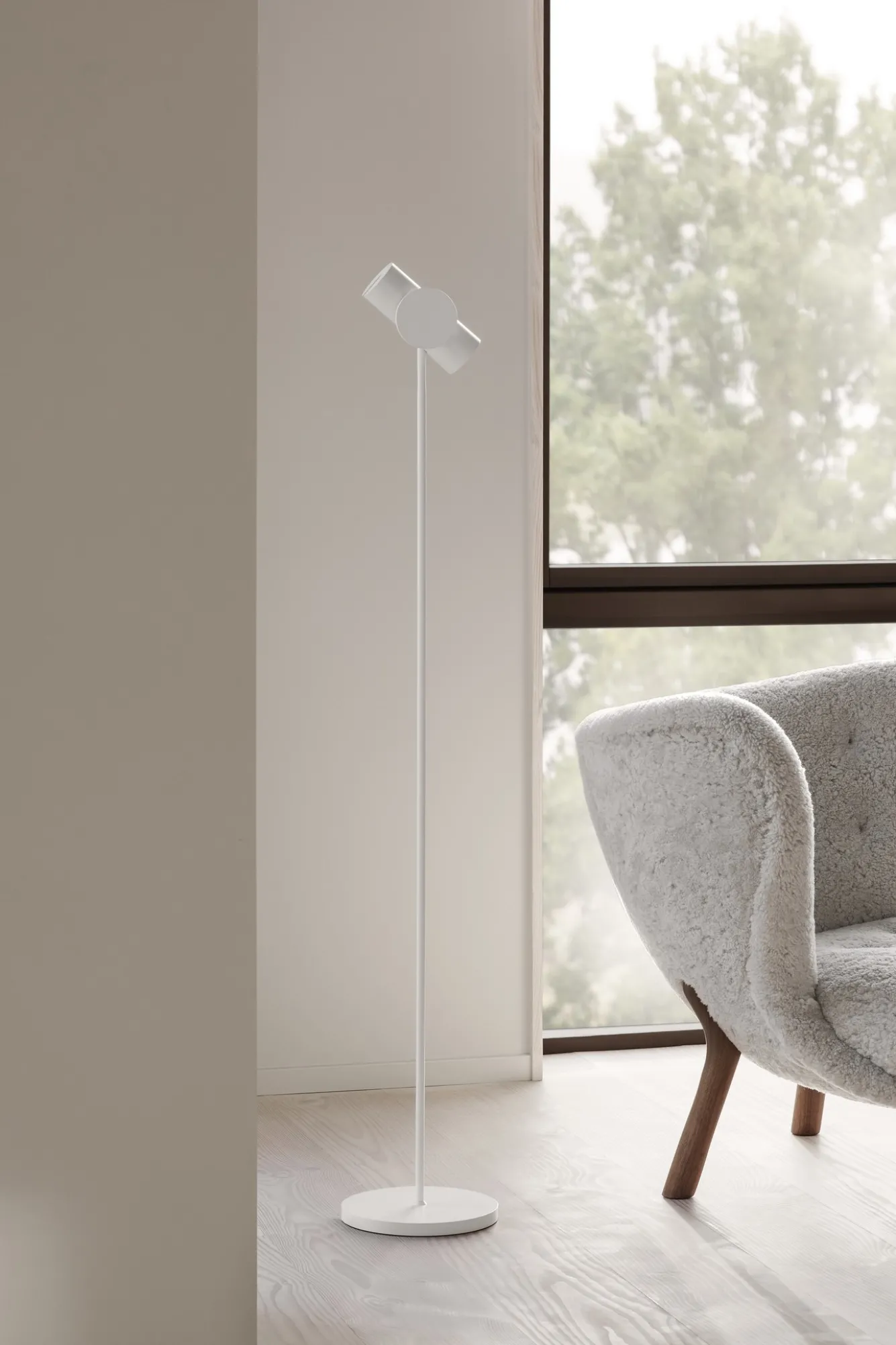 Blomus STAGE floor lamp Lily White (66183) height 130 cm