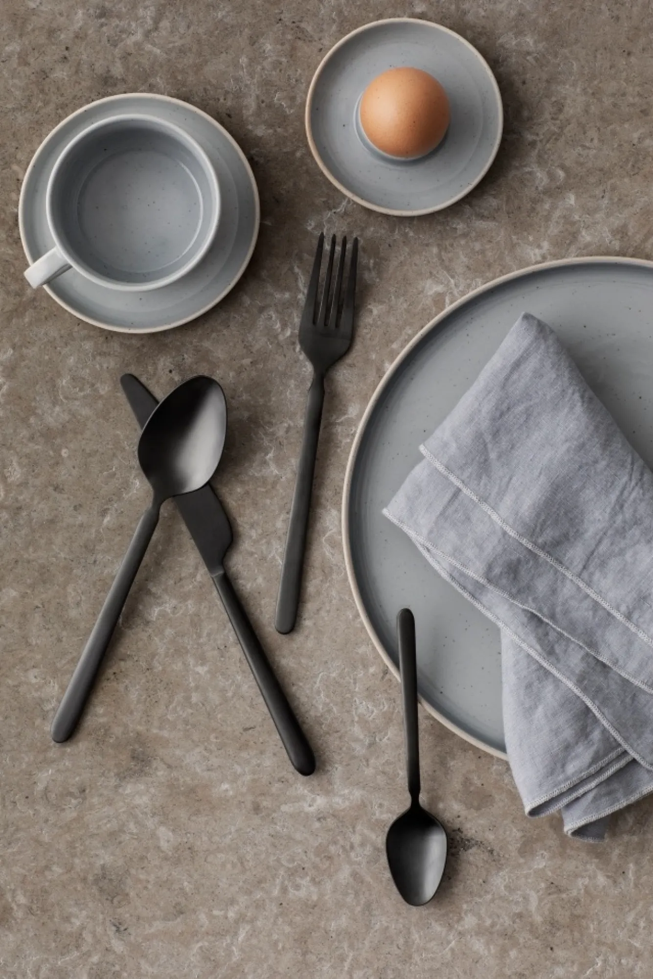 Blomus STELLA pastry fork (set/4) color Black - 64474