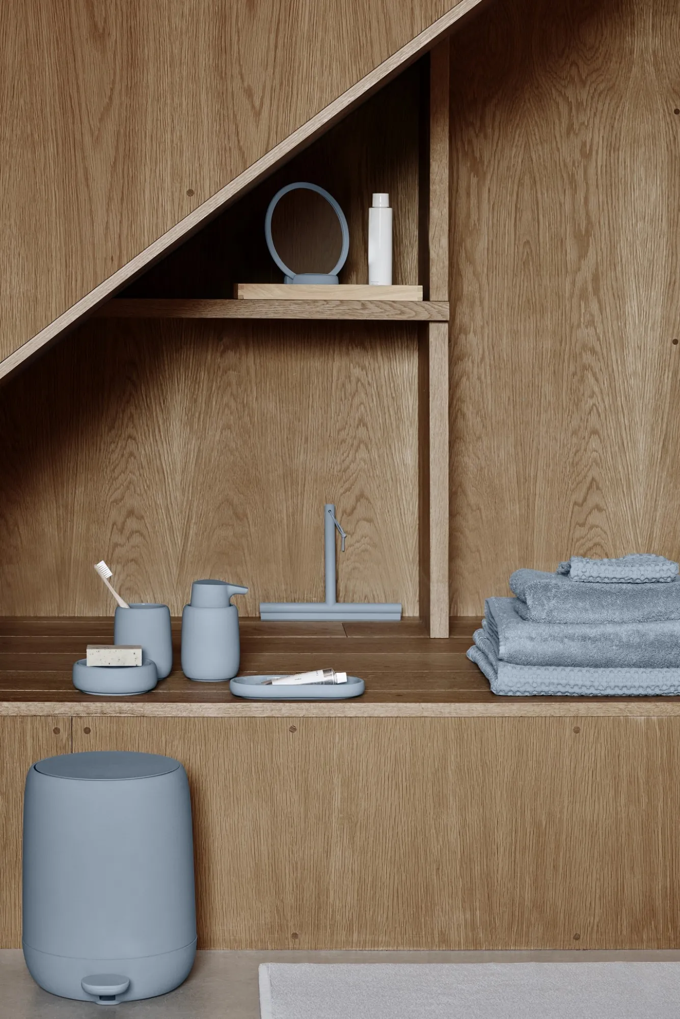 Blomus Storage box / soap dish SONO Ashley Blue, blue (69177)