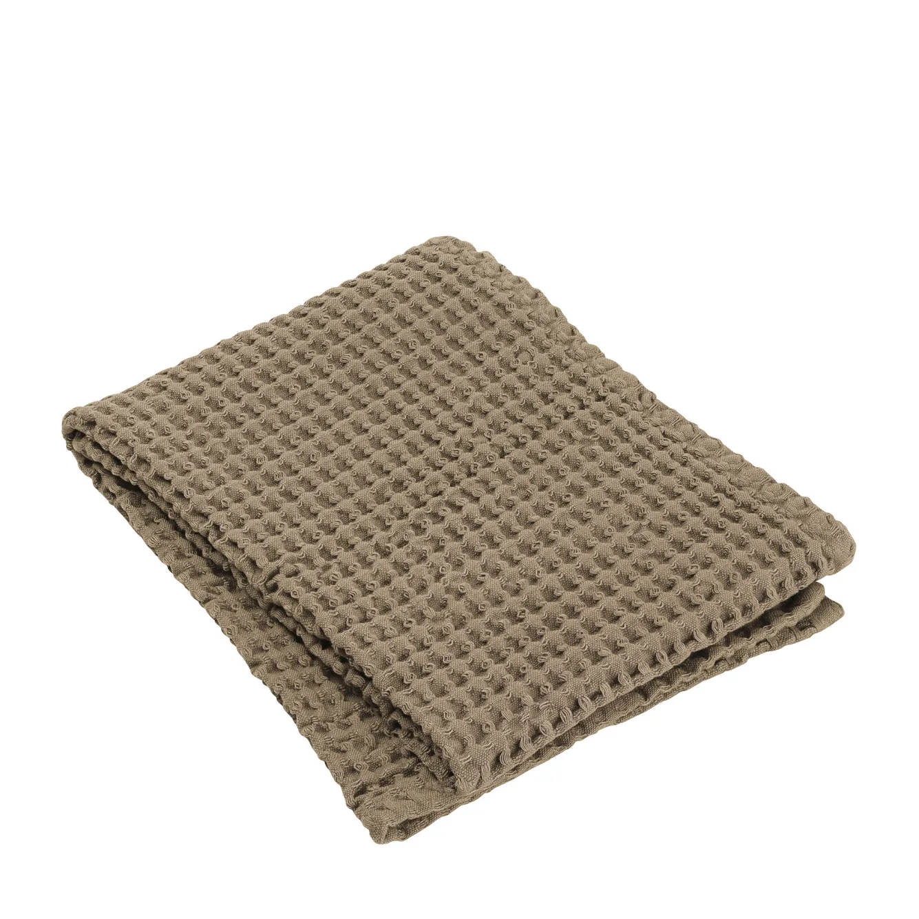 Blomus Towel CARO waffle pattern 50x100 cm color Tan (66389)