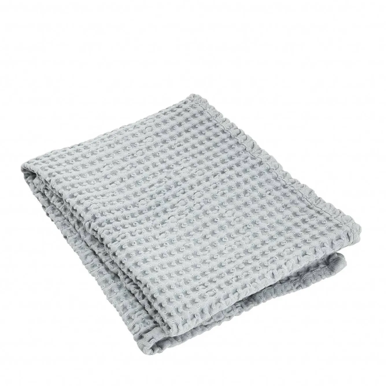 Blomus Towel waffle pattern 50x100 cm CARO color Micro Chip, light gray, 400 gr / m² (69003)