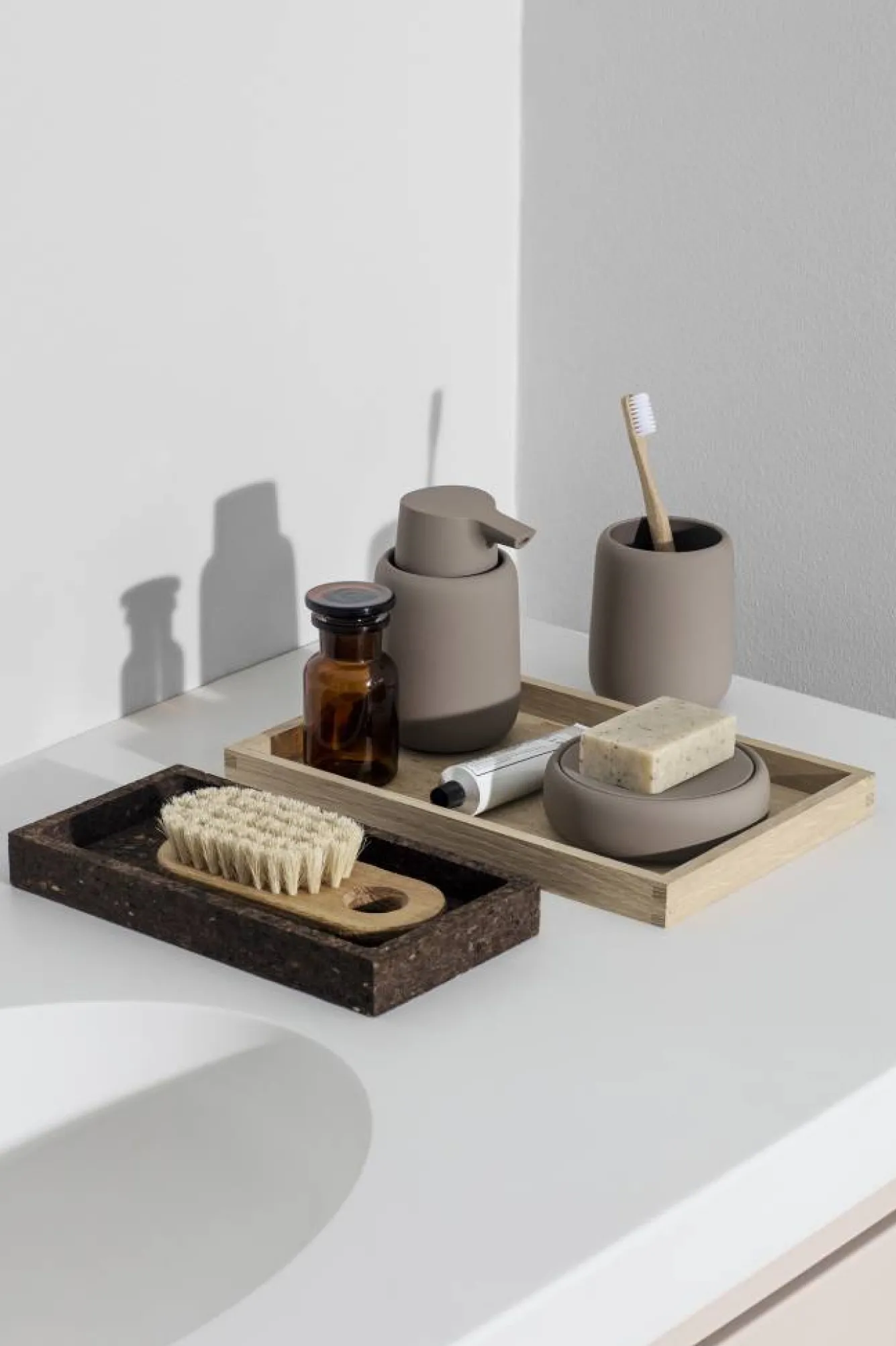 Blomus Tray / bowl SONO color Moonbeam (69060)