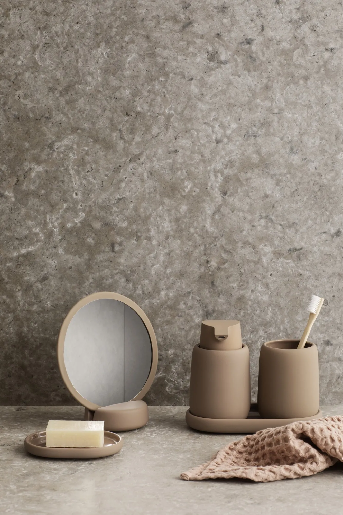 Blomus Tray / bowl SONO color Tan (66374)