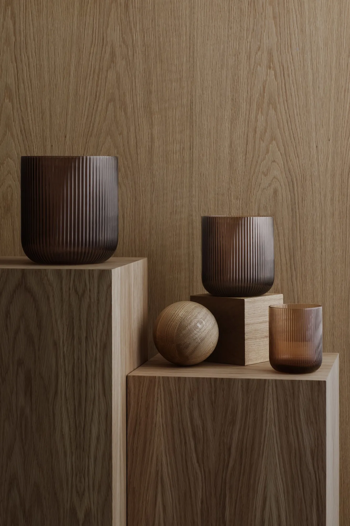 Blomus VEN wind light / candle holder Coffee Ø 9.5 cm - Small (66251)