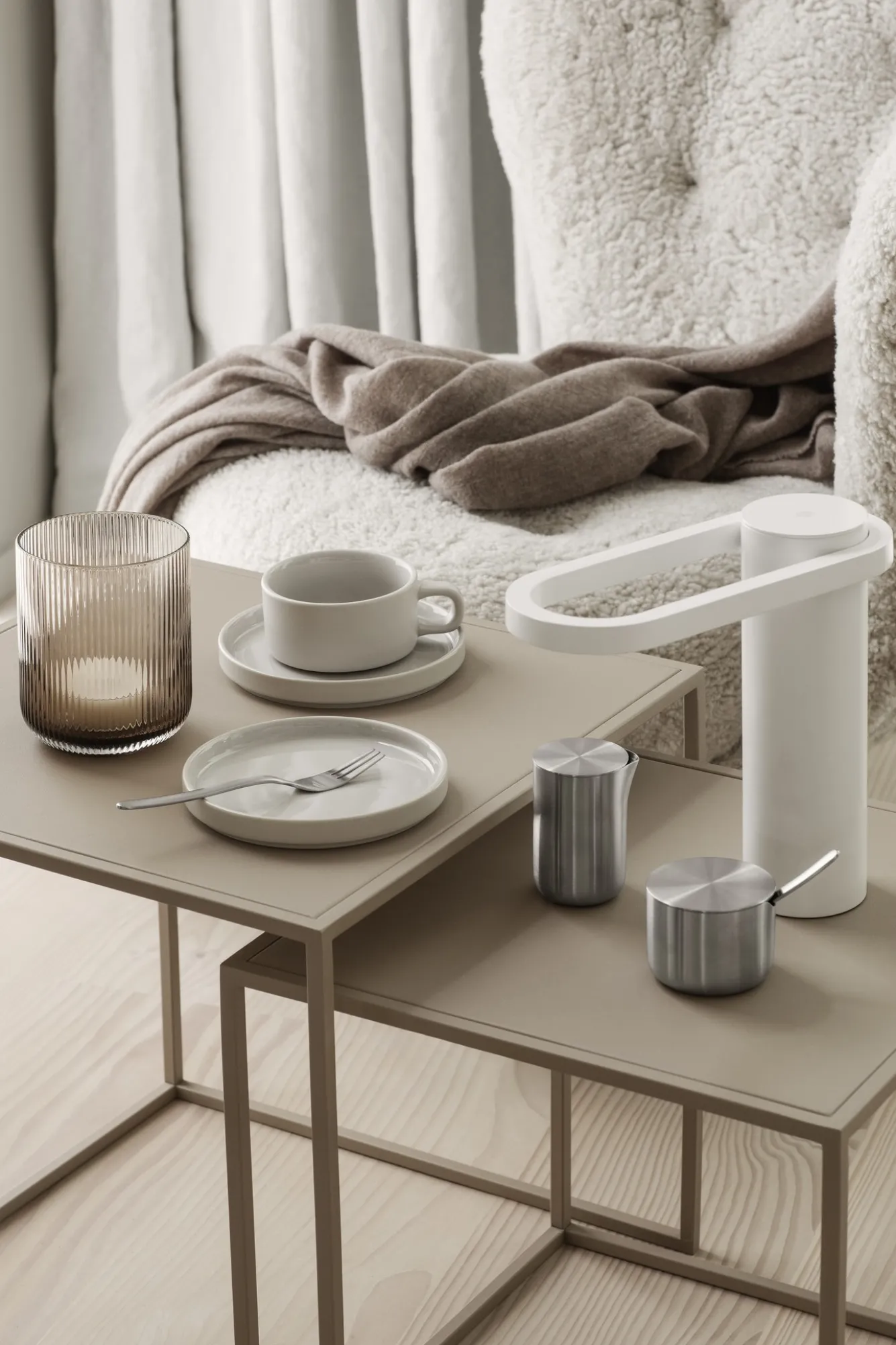 Blomus VEN wind light / candle holder Coffee Ø 9.5 cm - Small (66251)