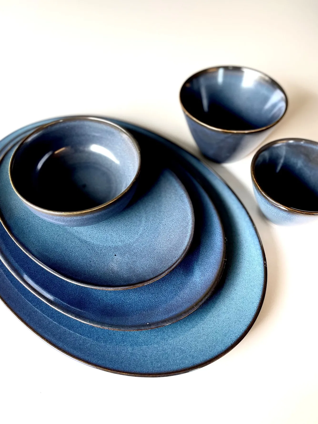 BonBistro CIRRO bowl 18 cm - Dark blue (740982)