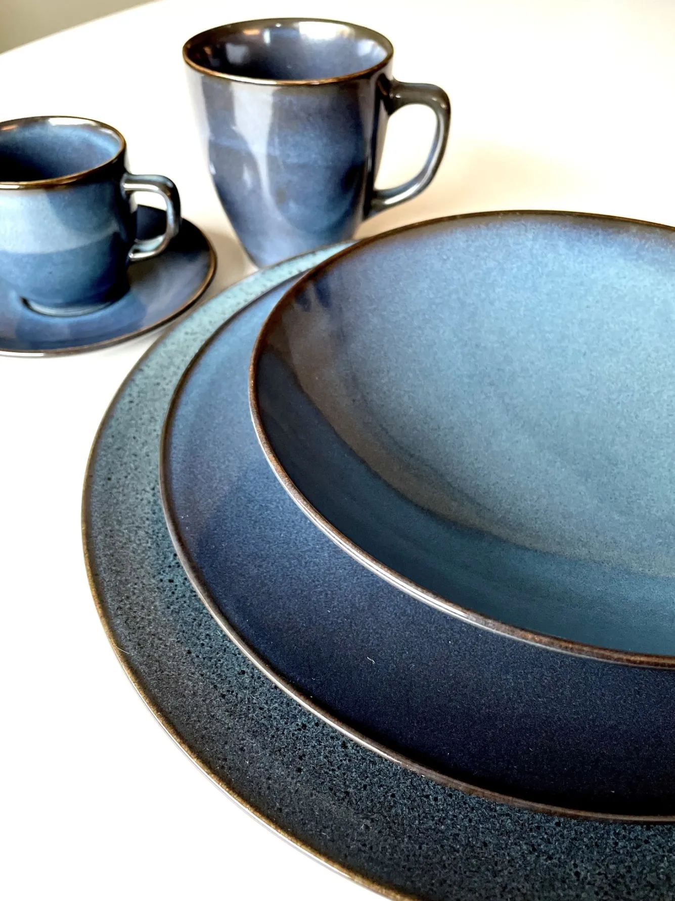 BonBistro CIRRO cup and saucer - Dark blue (740987 + 740988)