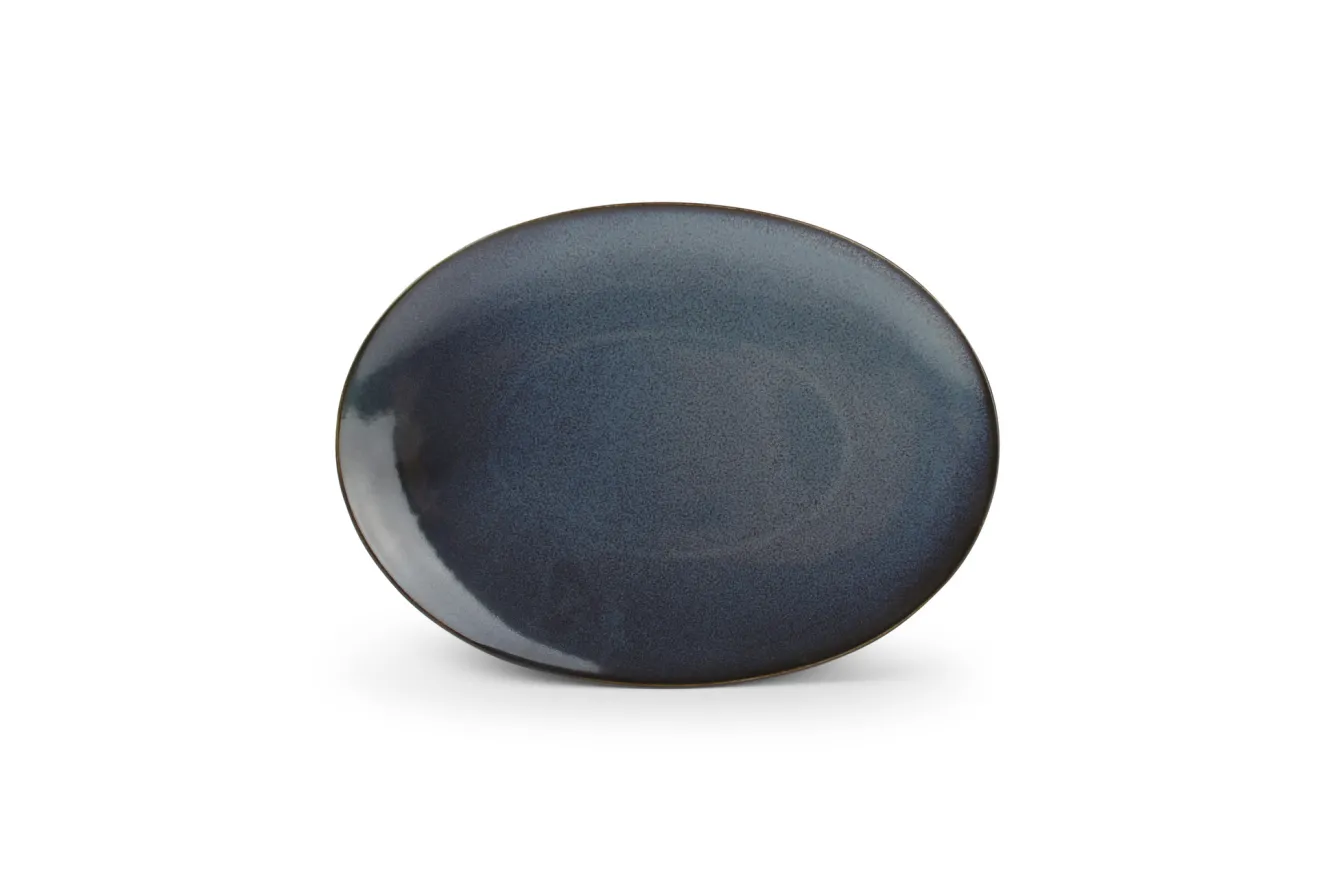 BonBistro CIRRO flat plate oval 24 cm - Dark blue (740974)