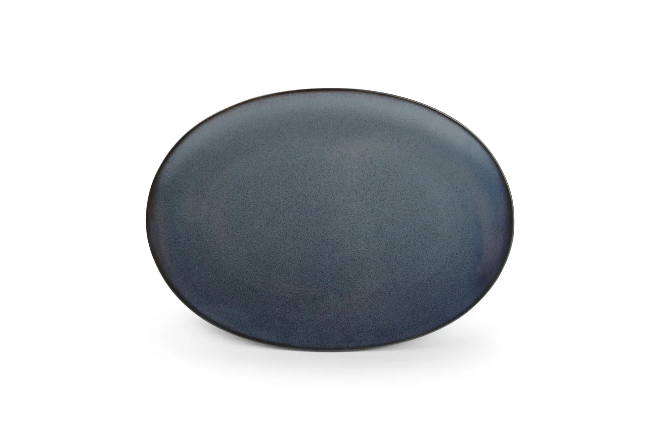 BonBistro CIRRO flat plate oval 30 cm - Dark blue (740975)