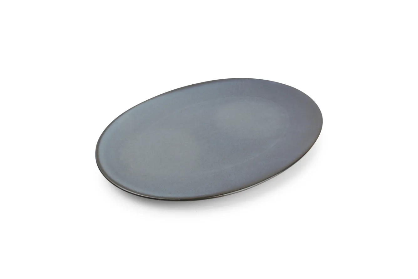 BonBistro CIRRO flat plate oval 36 cm - Dark blue (740976)