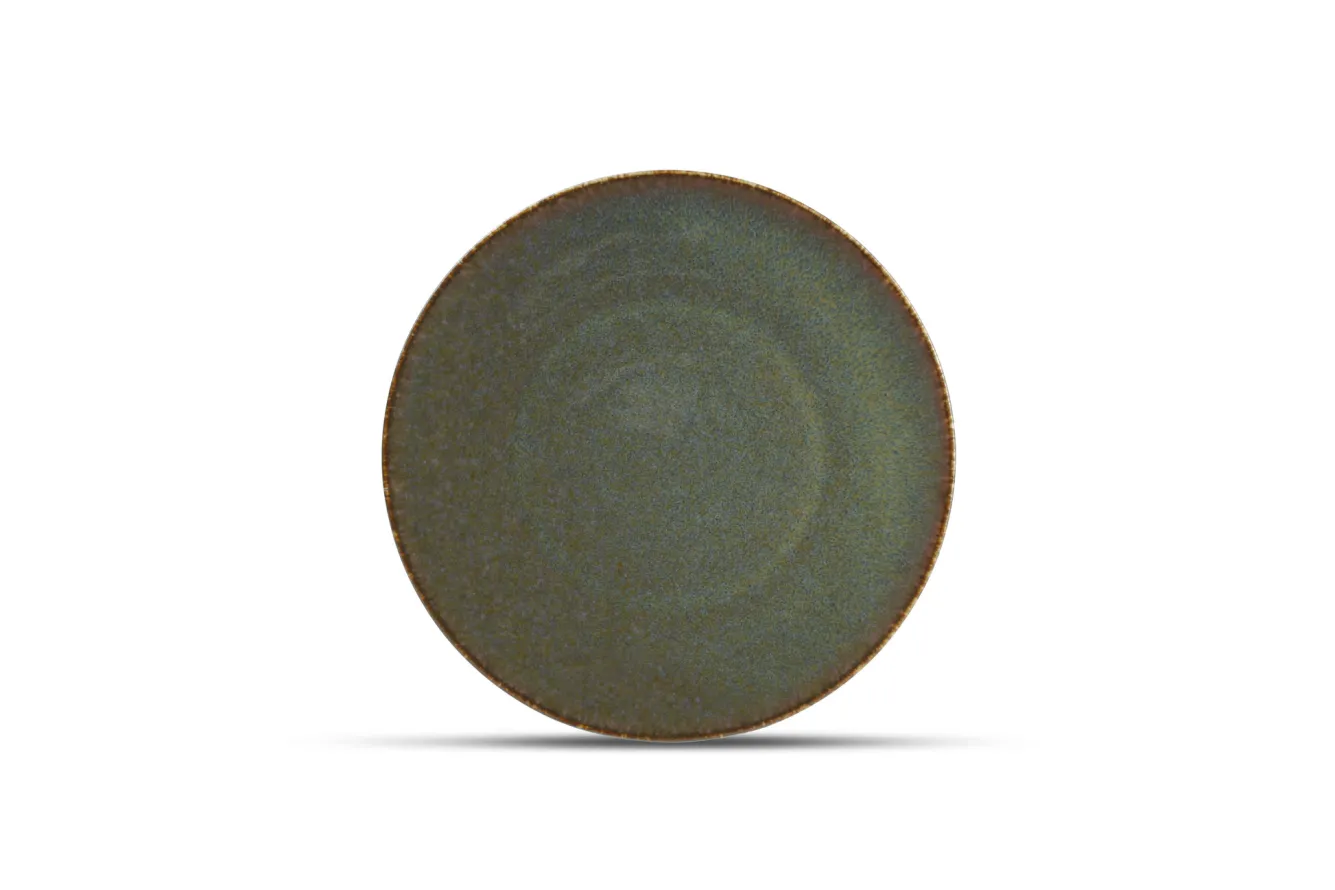 BonBistro CIRRO flat plate 21 cm - Green multi (740550)
