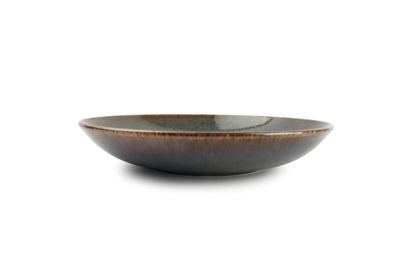 BonBistro CIRRO pasta plate 26 cm - Green multi (740561)