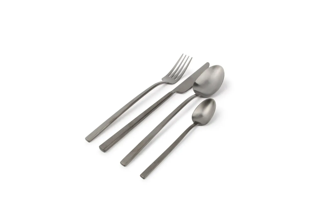 SP Cutlery set 16-piece TERNO (black) 823356