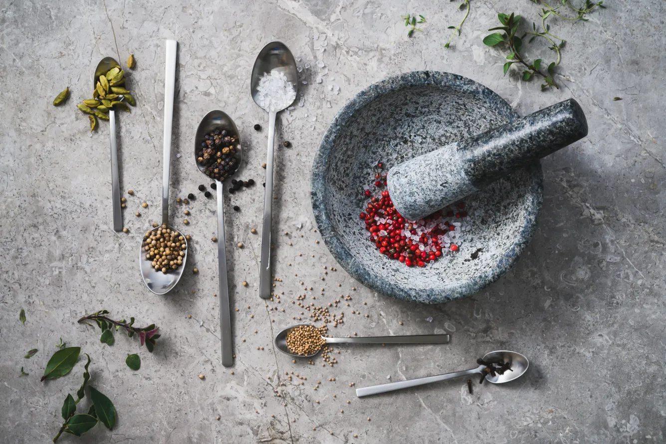 SP Cutlery set 16-piece TERNO (black) 823356