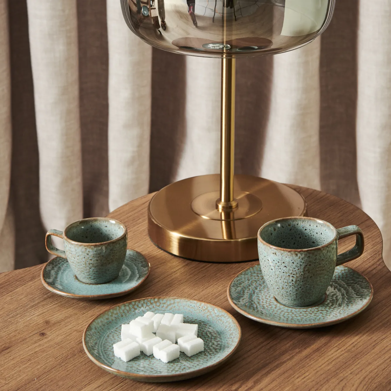 SP MIELO cup and saucer 200 ml Lagoon (set/4) 840211