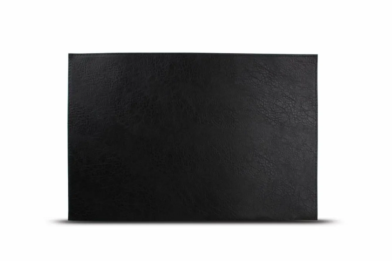 SP Placemat leather look color black (set / 4) 805083