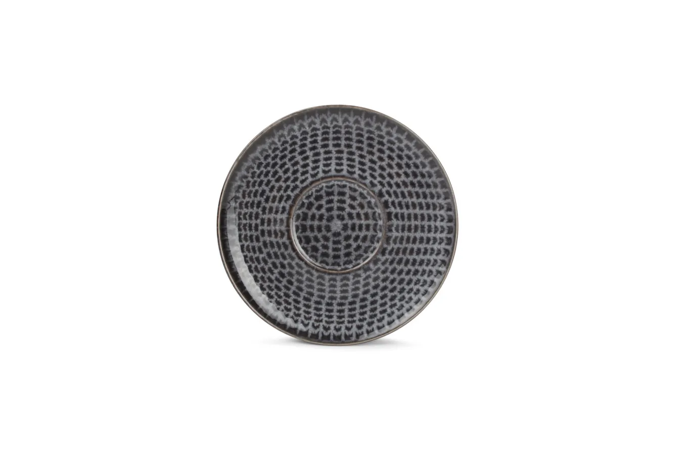 SP STITCH cup and saucer 180 ml gray (set/4) 850271