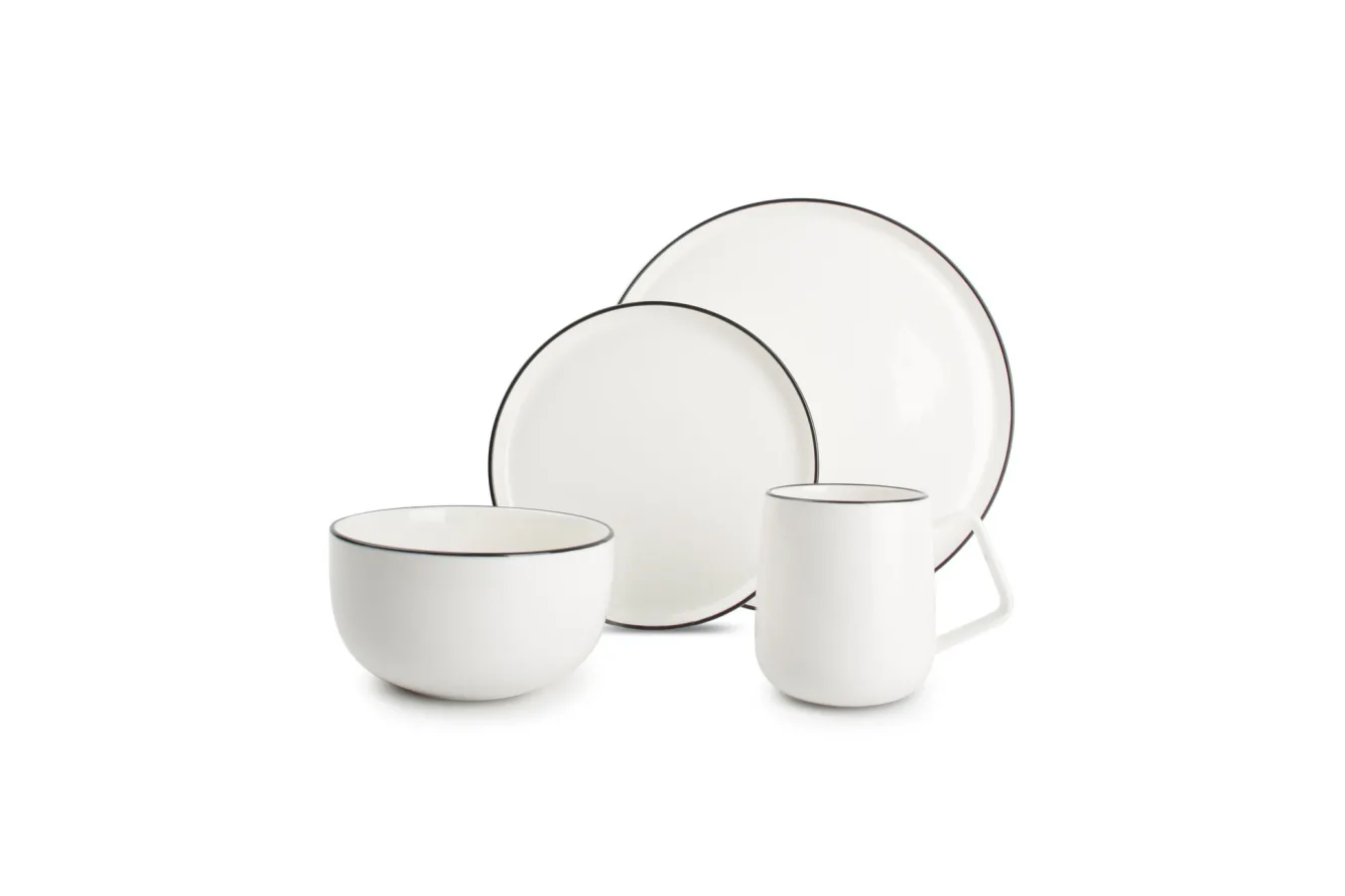 SP STUDIO BASE 16-piece dinnerware set white - 850025