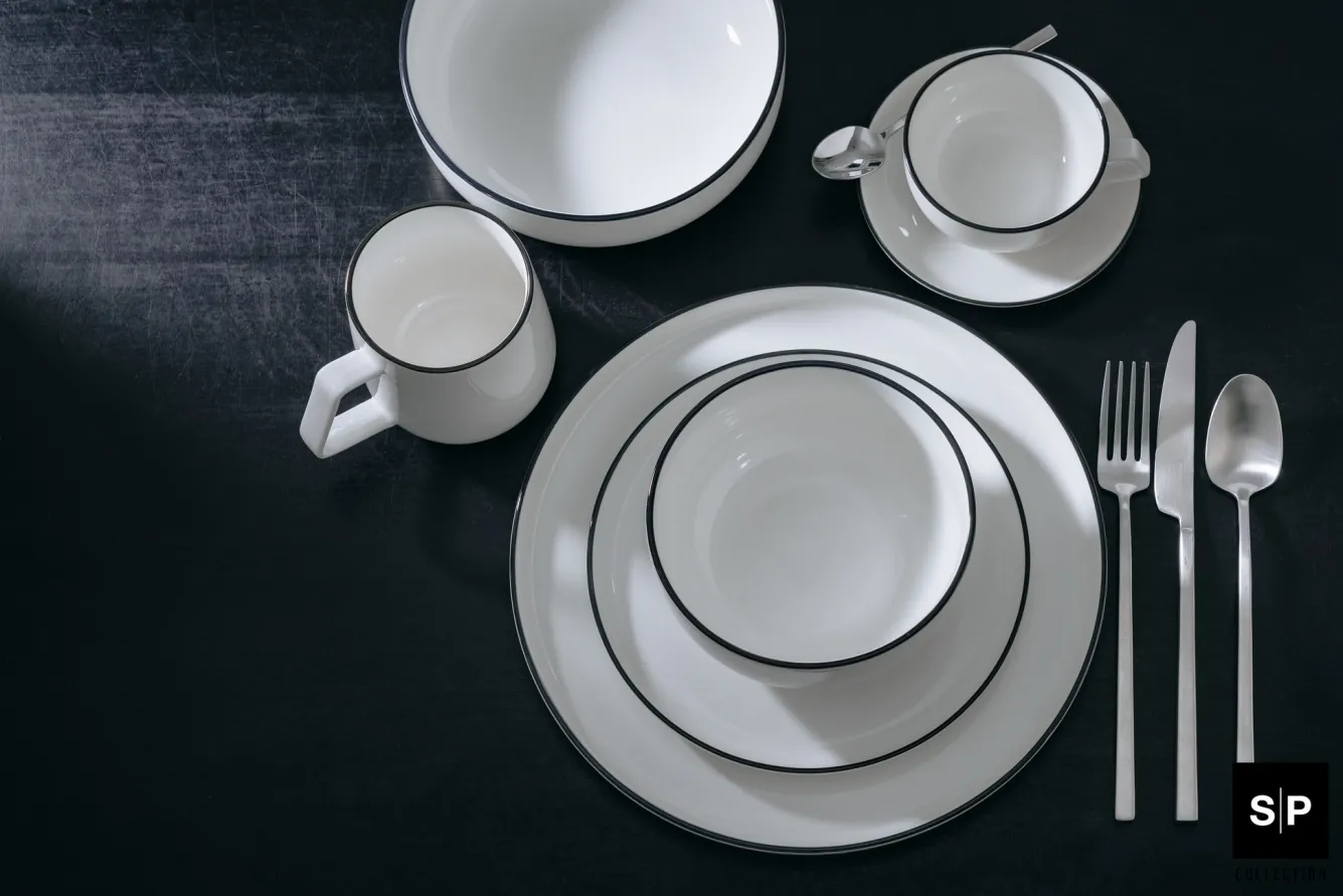 SP STUDIO BASE 16-piece dinnerware set white - 850025