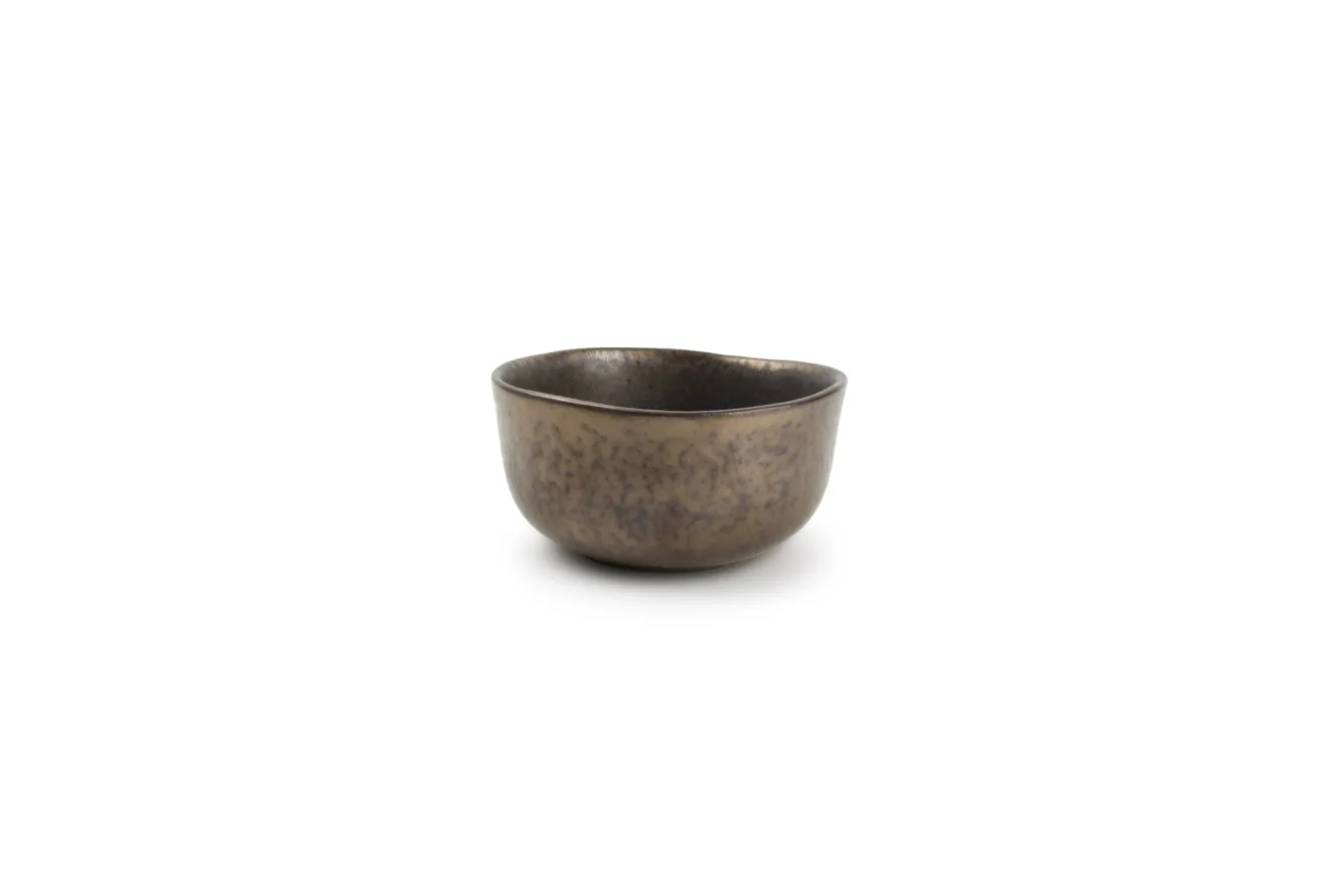 SP STUDIO URBAN bowl 10 cm gold graphite (set / 4) 803250
